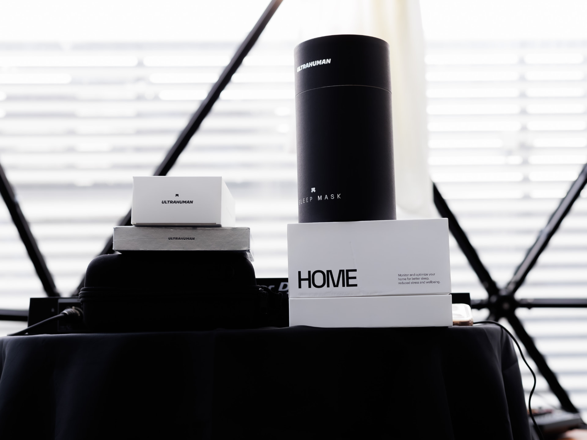 Ultrahuman product display at an MCR event